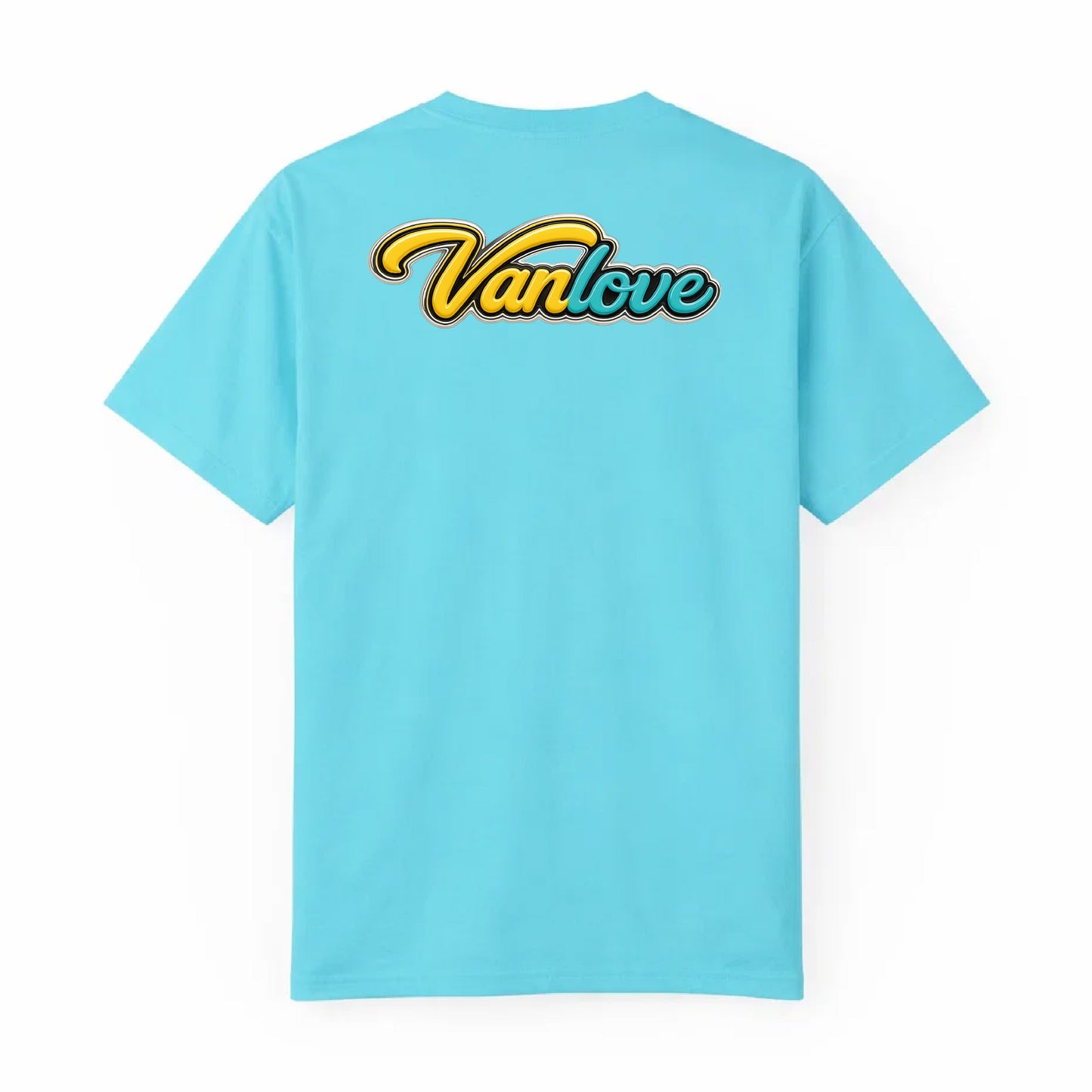 Vanlove Signature Tee - Turquoise (back)