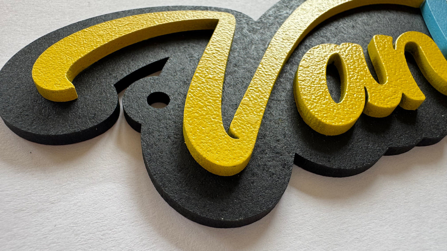 Wooden Vanlove Plaques - by Laser-X Designs