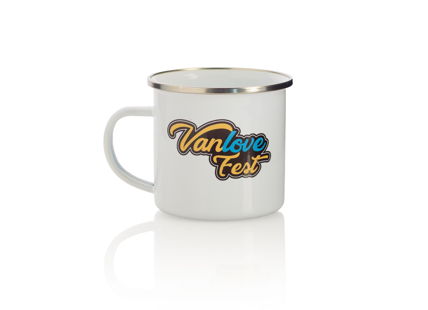 'Roam & Savour' - Vanlove Enamel Mug