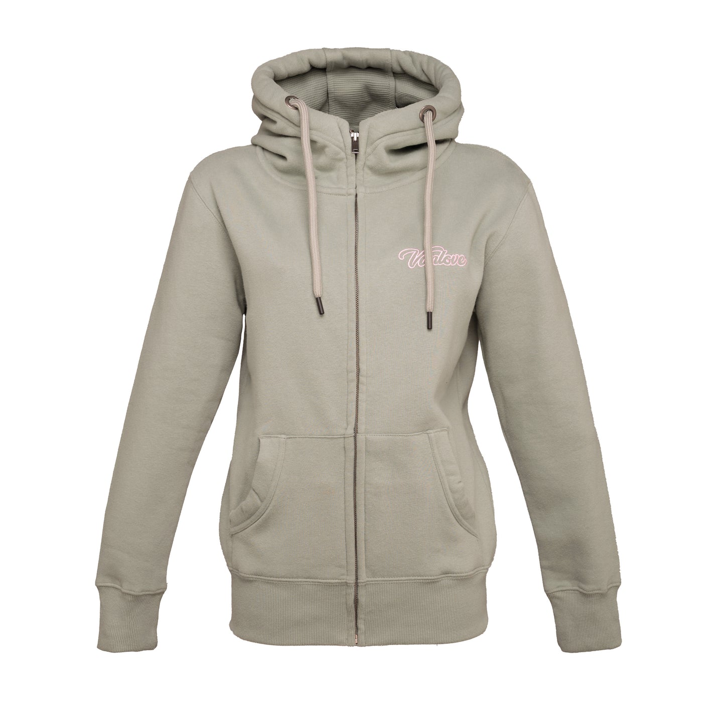 Embroidered Zip Hoodie - Fruit Salad