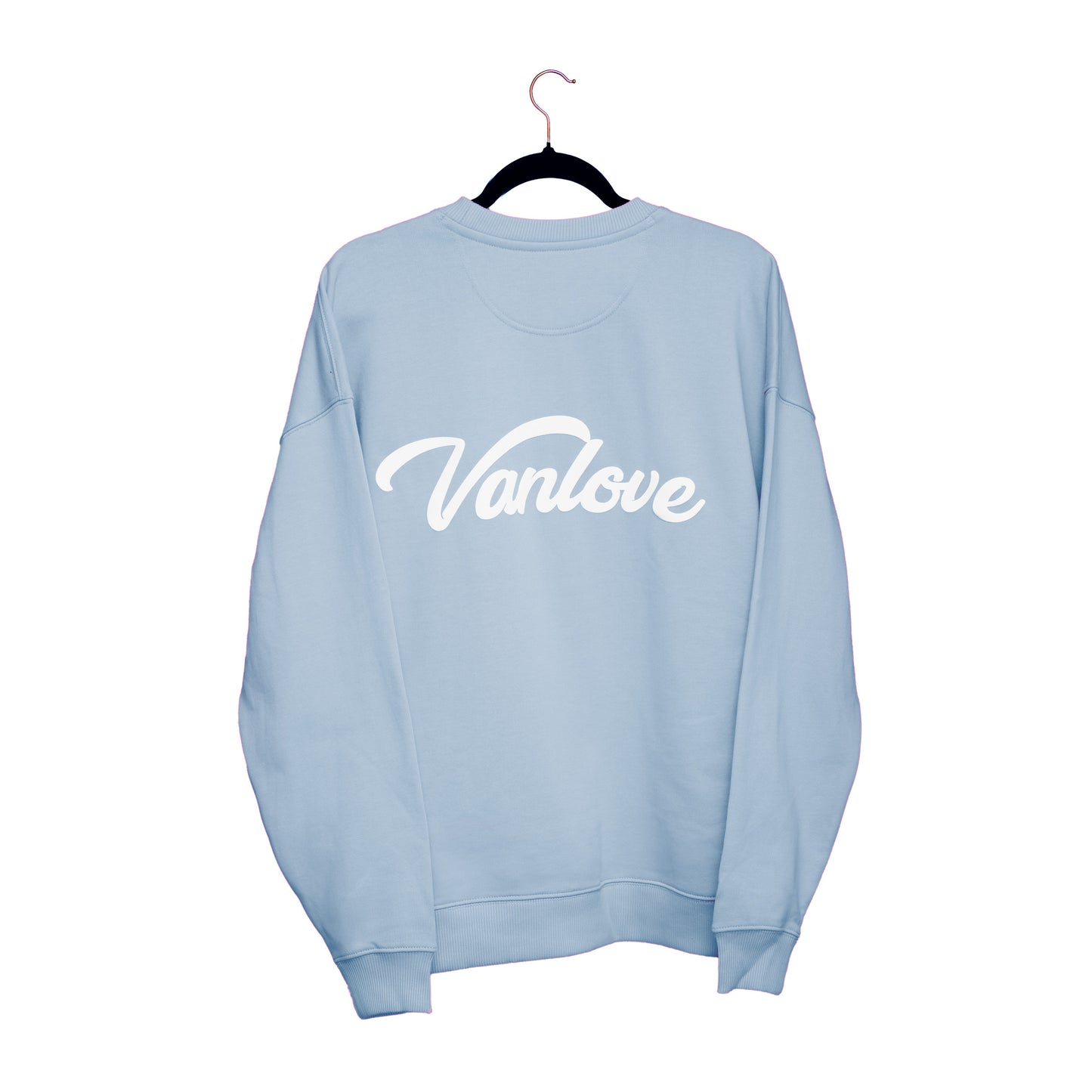 Puff Print Sweatshirt - Blue Ice