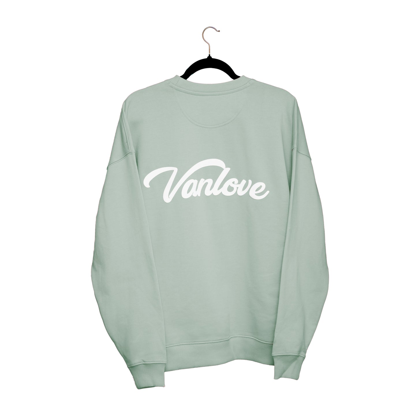 Puff Print Sweatshirt - Misty Jade