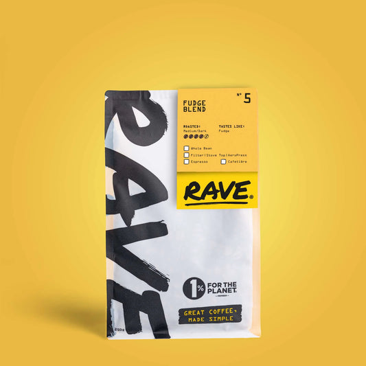 Rave Coffee Whole Beans - Fudge Blend Nº 5
