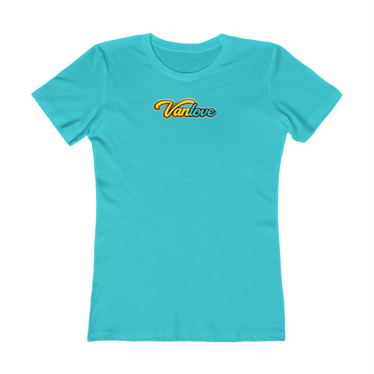 Vanlove Signature Ladies Tee - Turquoise (front)