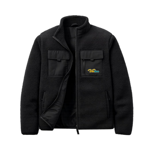 Vanlove Signature Sherpa Jacket - Black