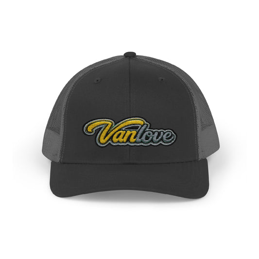 Vanlove Signature Trucker Cap - Charcoal