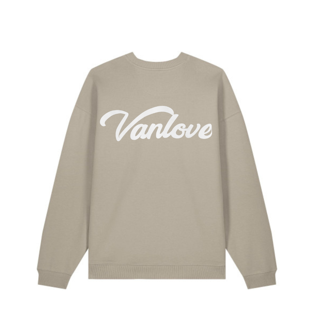 Puff Print Sweatshirt - Stone