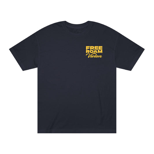 Vanlove Free to Roam Tee - Navy (front)