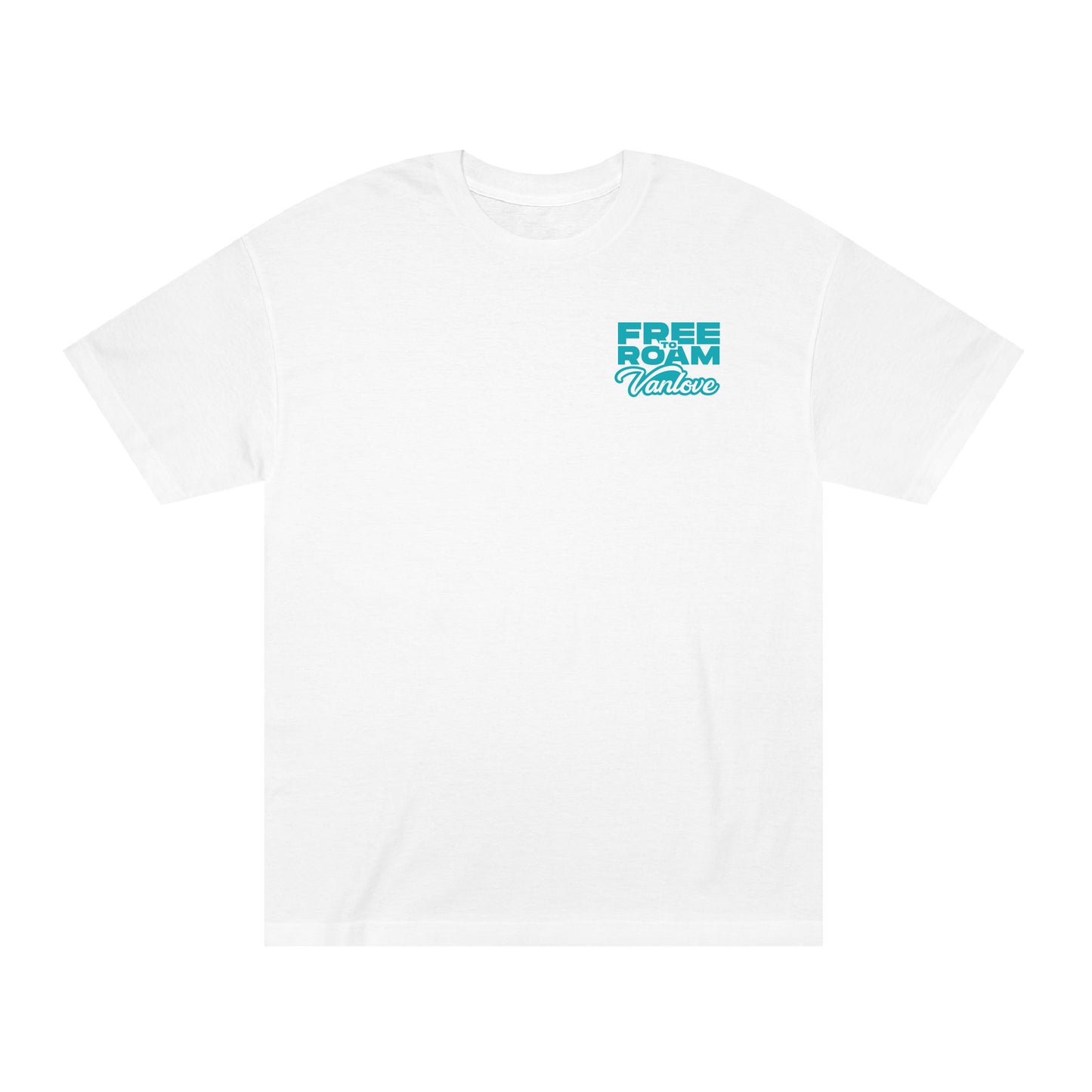 Vanlove Free to Roam Tee - White (front)