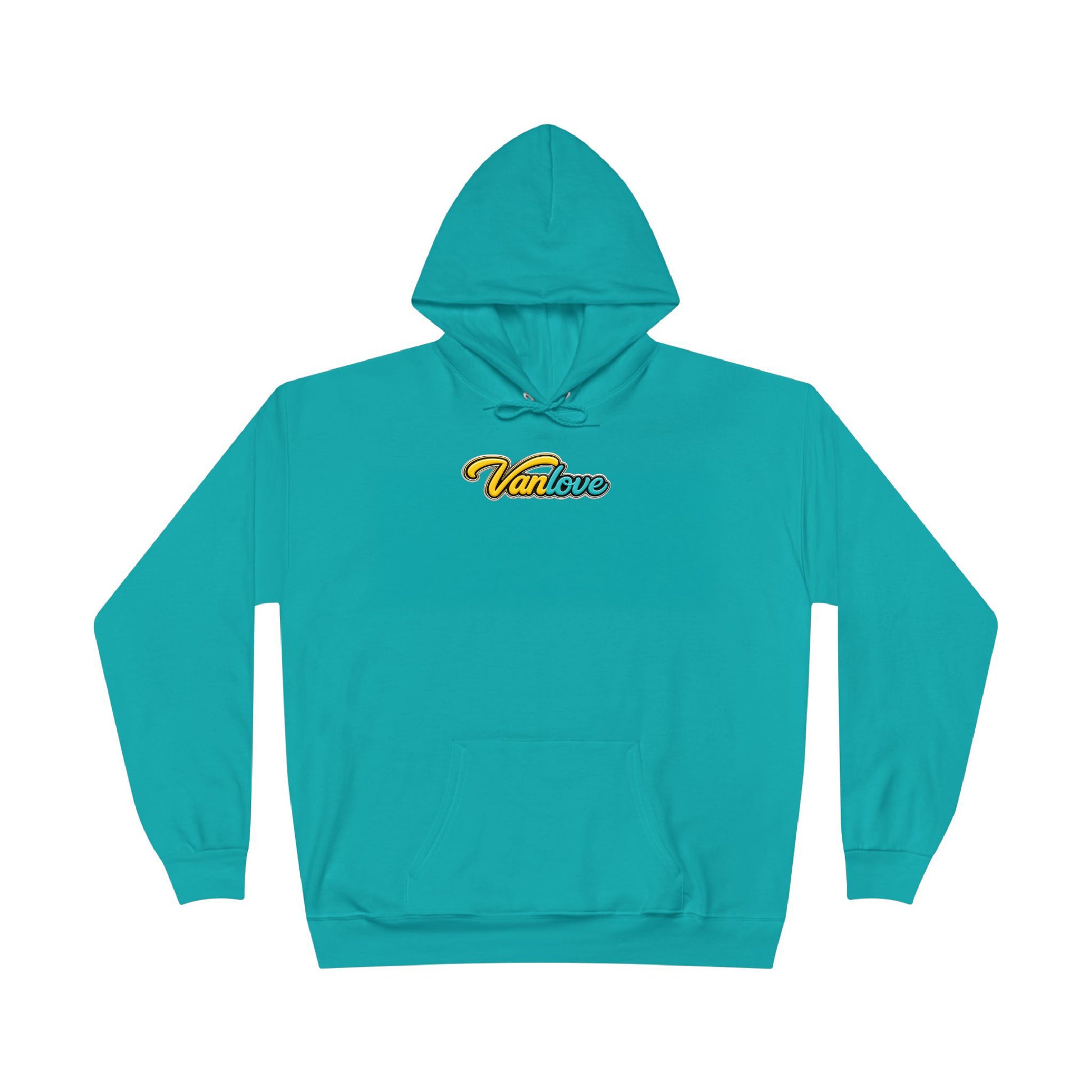 Vanlove Signature Hoodie - Turquoise (back)