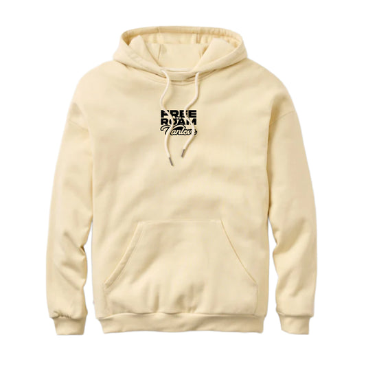 Vanlove Free to Roam Hoodie - Cream (front)