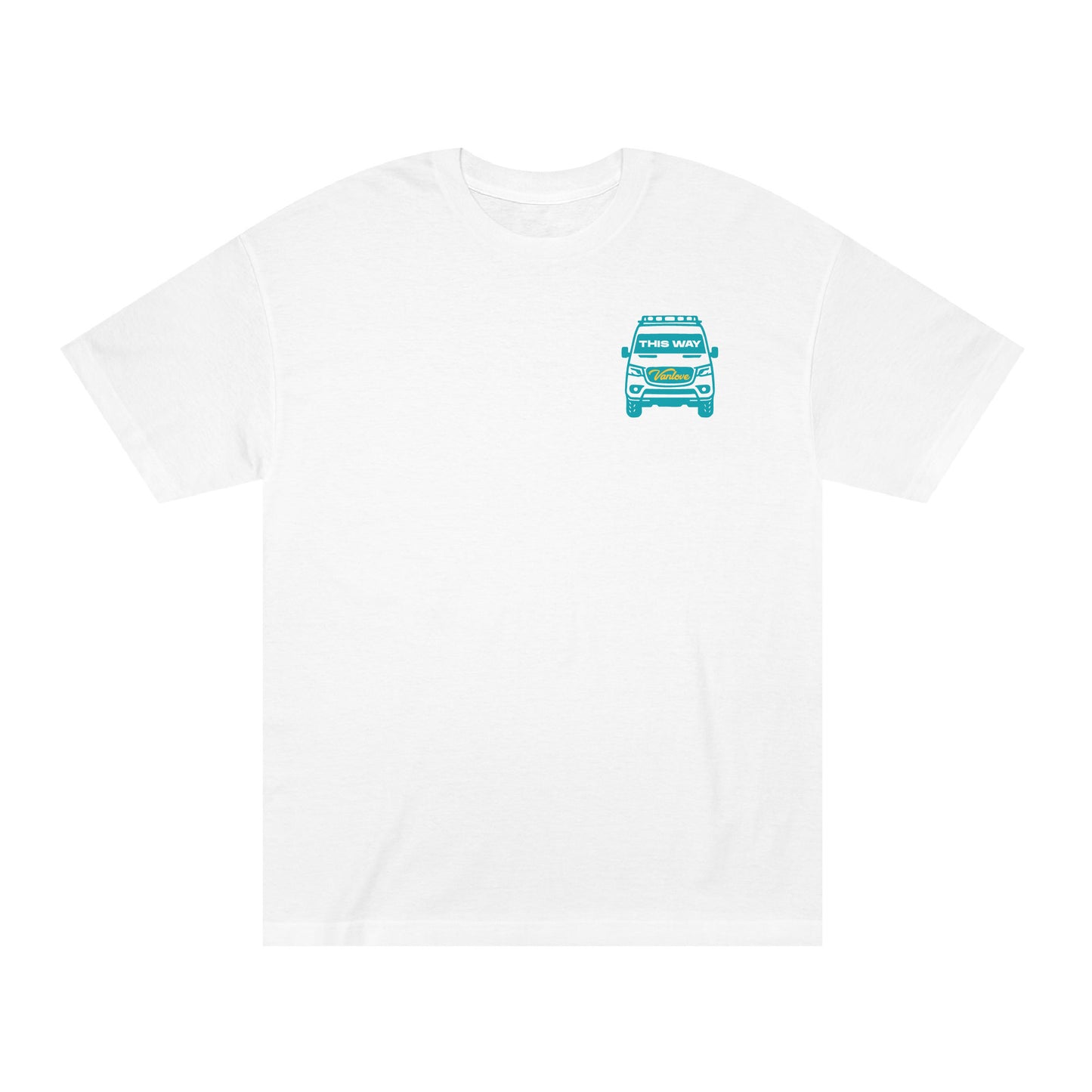 Vanlove This Way Tee - White (front)