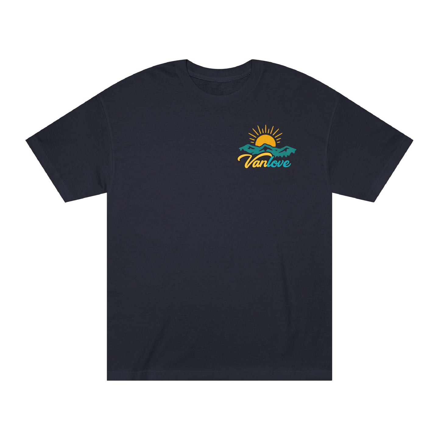 Vanlove Out of Office Tee - Navy (front)