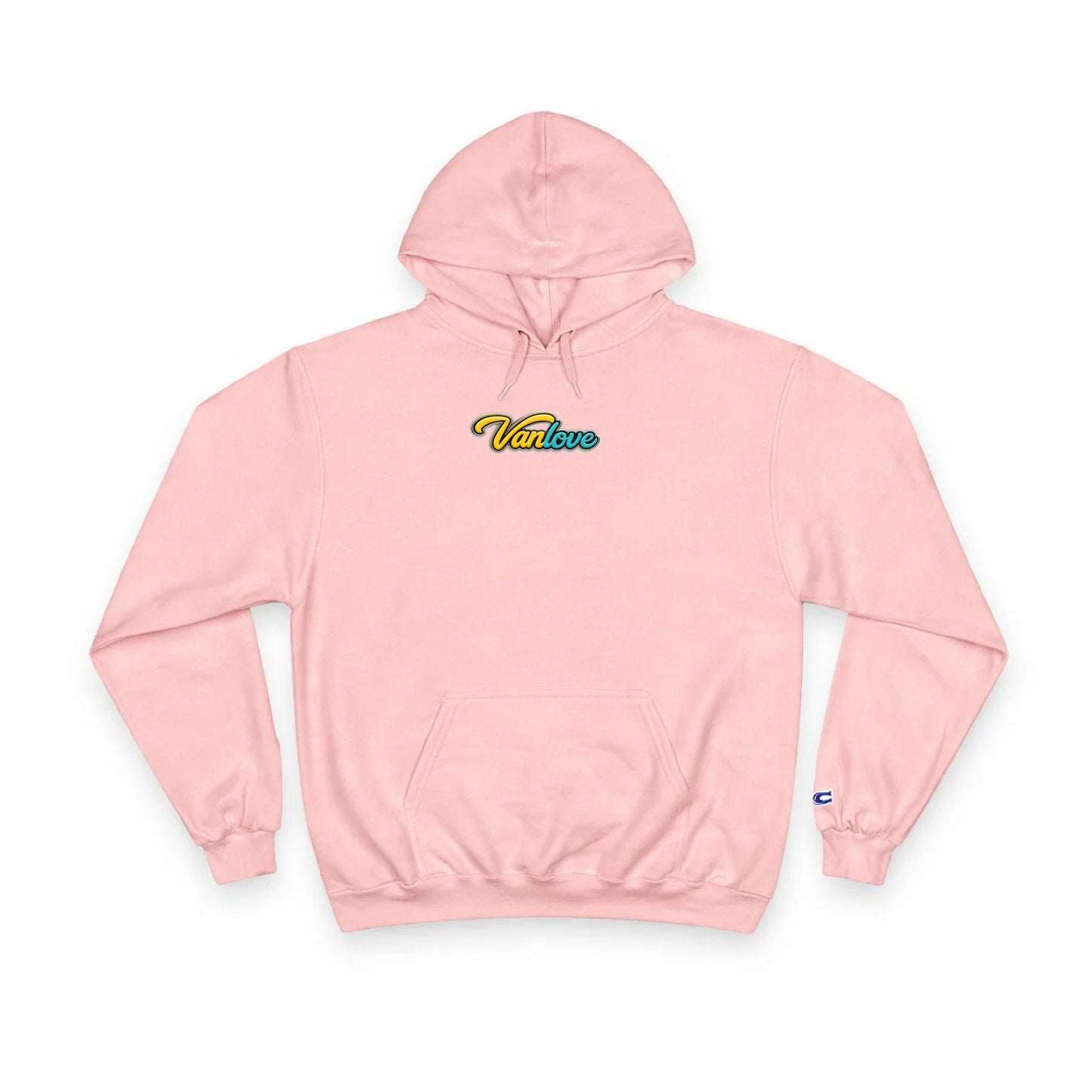 Peace & Vanlove Hoodie - Pink (front)