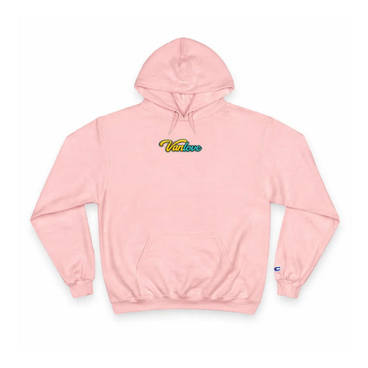 Peace & Vanlove Hoodie - Pink (front)