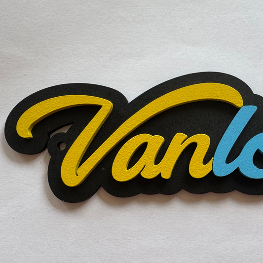 Wooden Vanlove Plaques - by Laser-X Designs