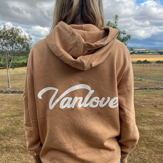 Puff Print Hoodie - Latte