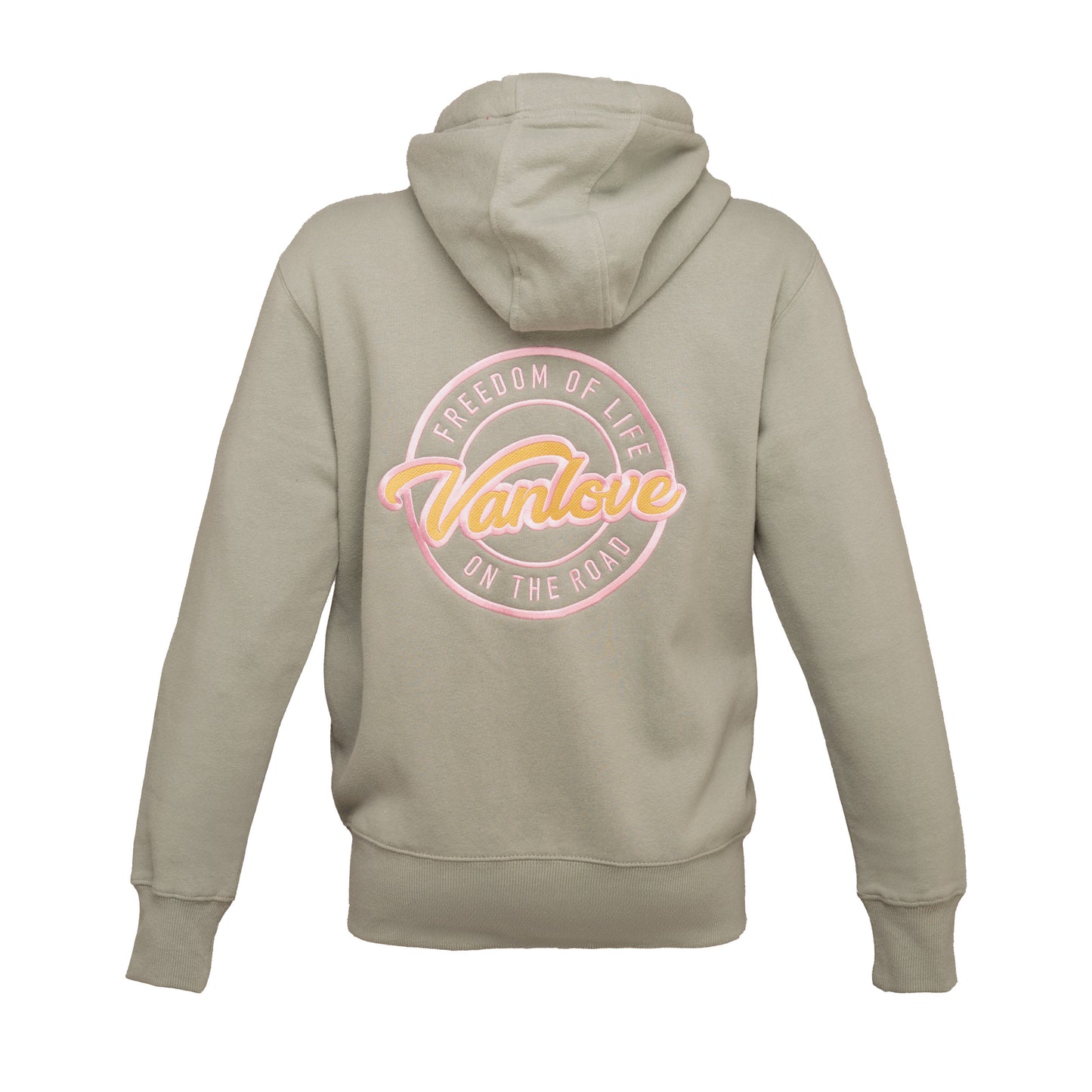 Embroidered Zip Hoodie - Fruit Salad