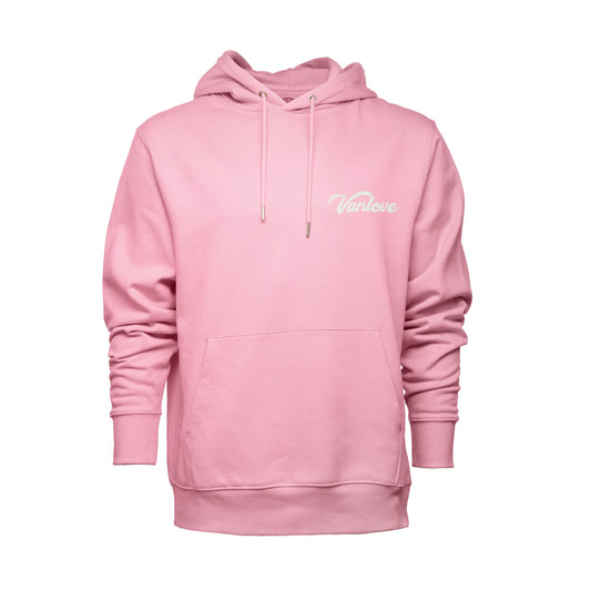 Puff Print Hoodie - Cotton Pink