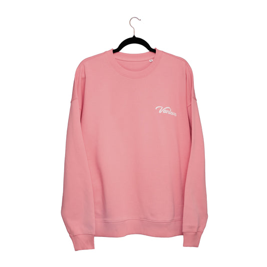 Puff Print Sweatshirt - Pink Joy