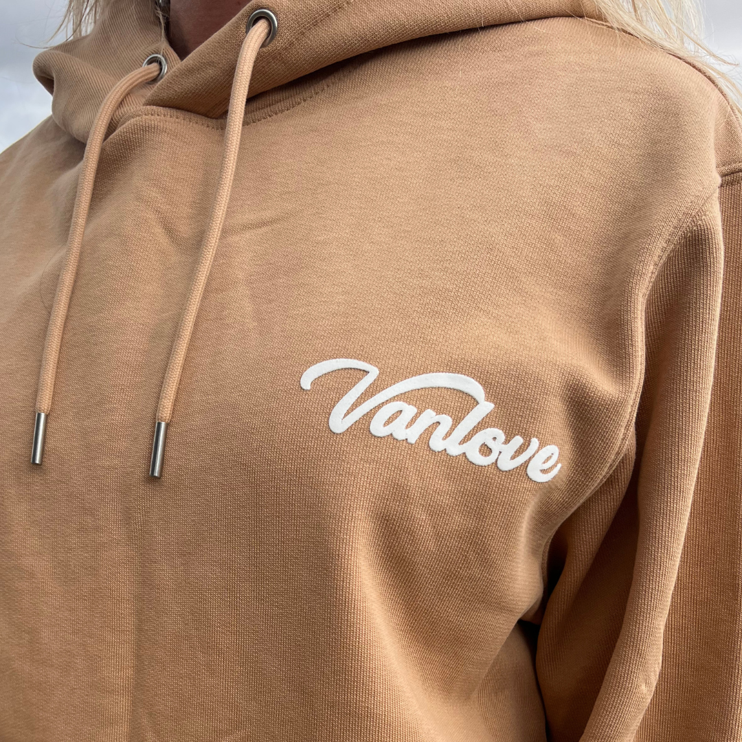 Puff Print Hoodie - Latte